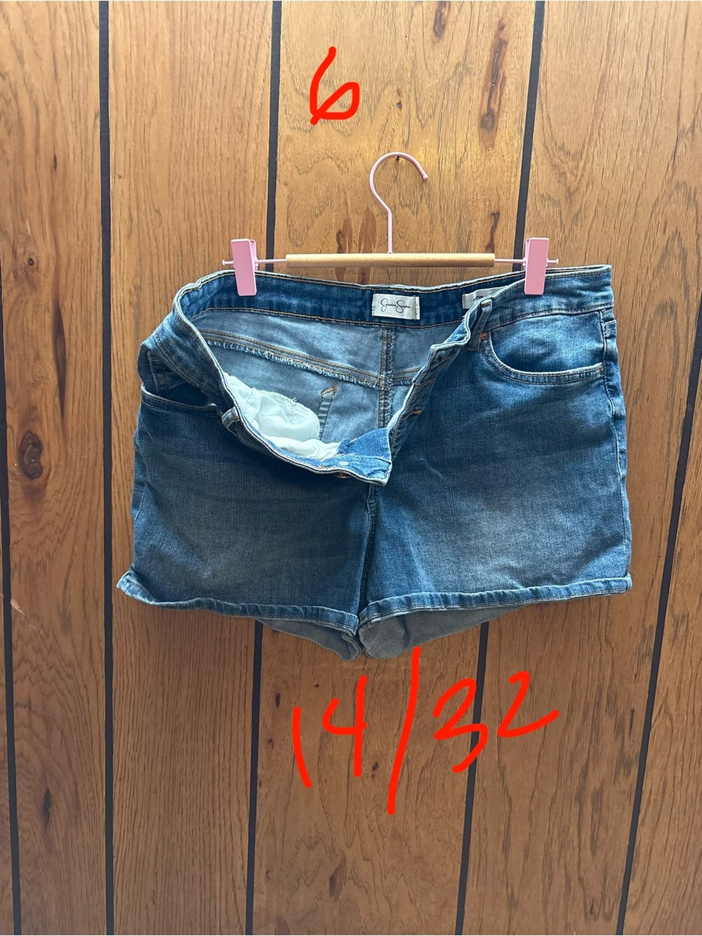 Jessica Simpson Blue Denim Jean Shorts